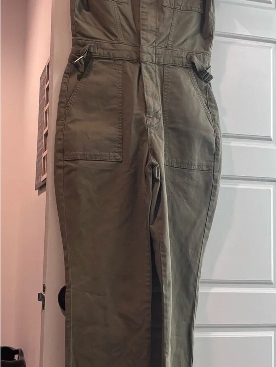 Good American Olive Green Utility Jumpsuit - Picture 3 of 6